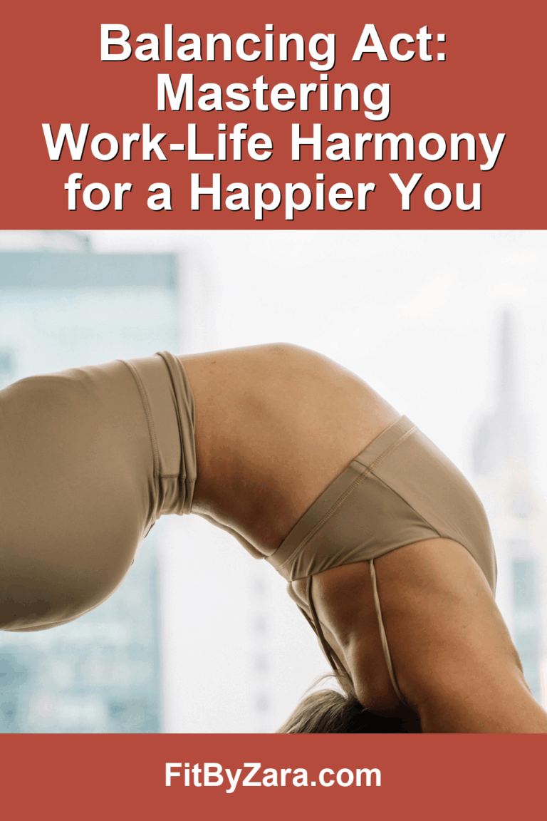Balancing Act: Mastering Work-Life Harmony for a Happier You – Pinterest cover
