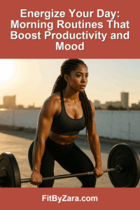 Energize Your Day: Morning Routines That Boost Productivity and Mood – Pinterest cover
