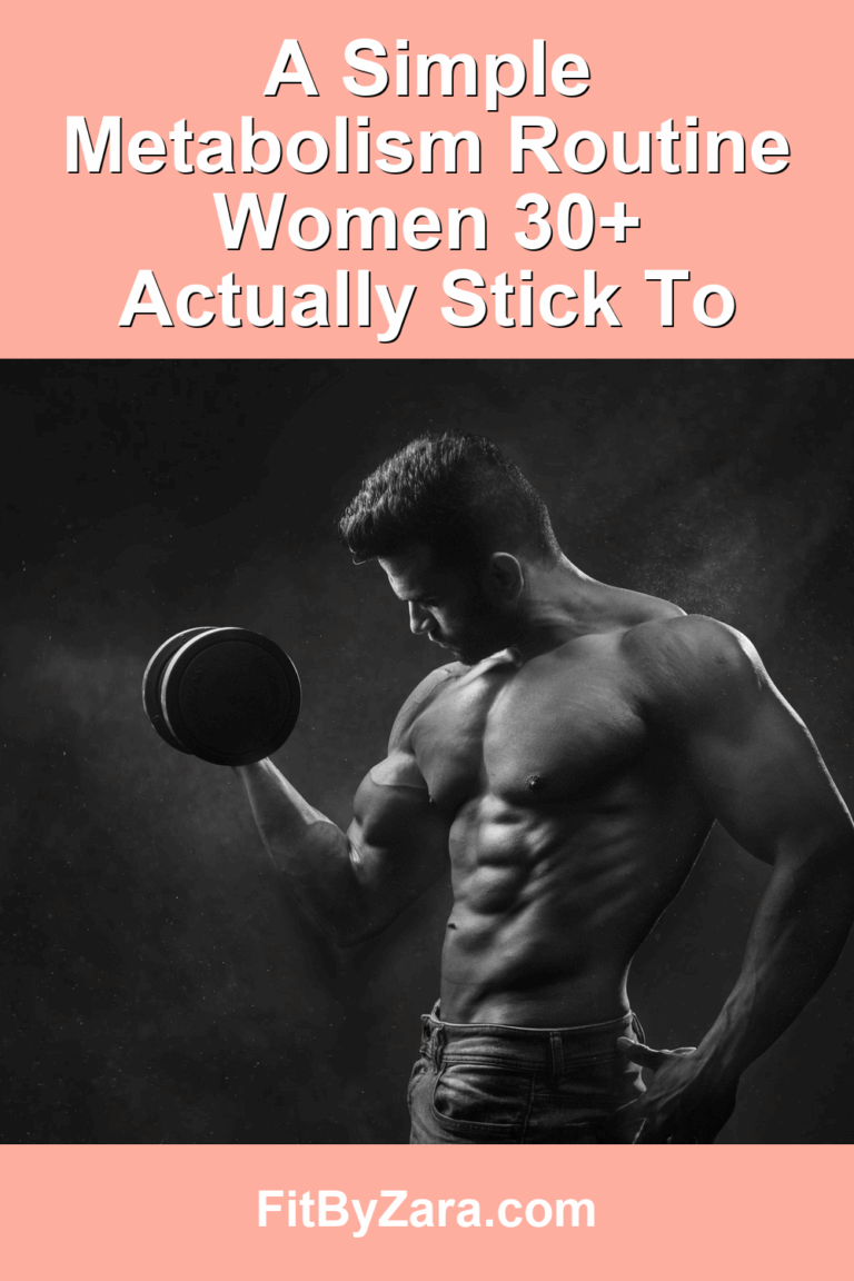 A Simple Metabolism Routine Women 30+ Actually Stick To – Pinterest cover