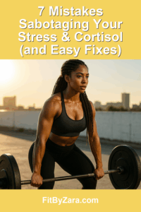7 Mistakes Sabotaging Your Stress & Cortisol (and Easy Fixes) – Pinterest cover