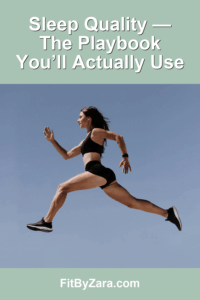 Sleep Quality — The Playbook You’ll Actually Use – Pinterest cover