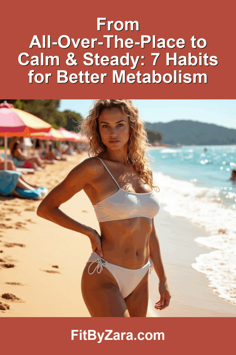 From All-Over-The-Place to Calm & Steady: 7 Habits for Better Metabolism – Pinterest cover