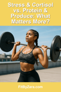 Stress & Cortisol vs. Protein & Produce: What Matters More? – Pinterest cover
