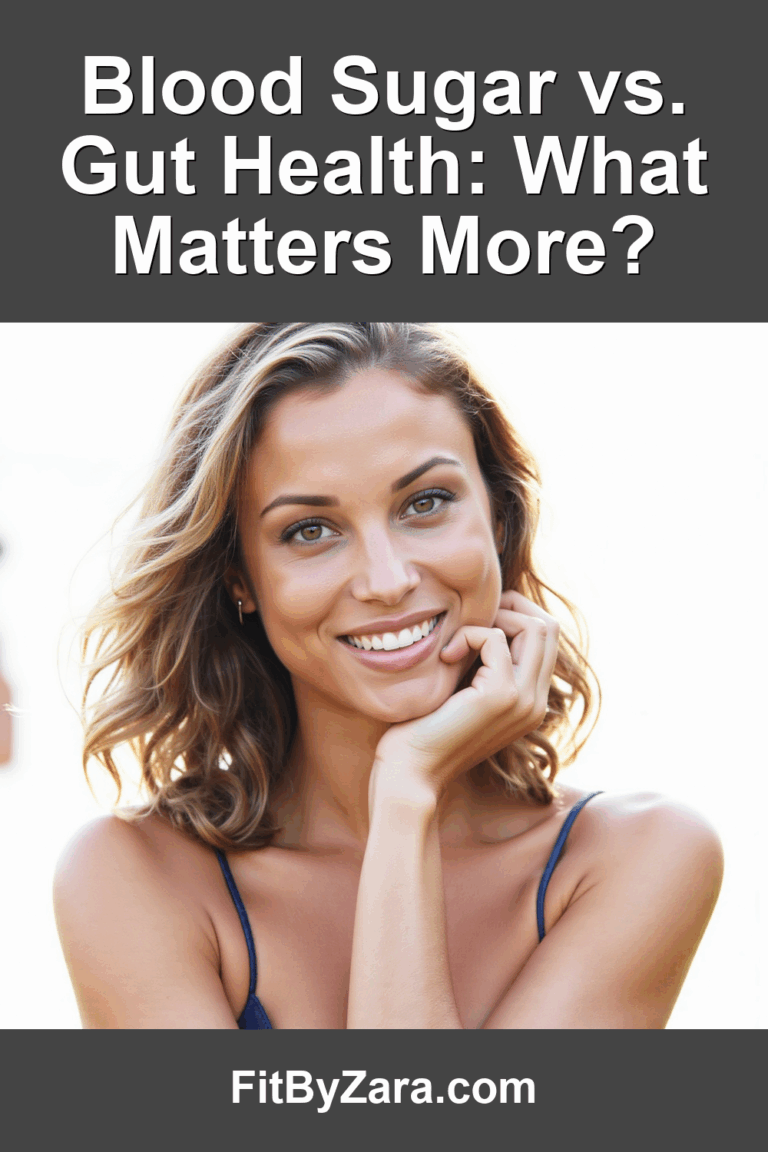 Blood Sugar vs. Gut Health: What Matters More? – Pinterest cover