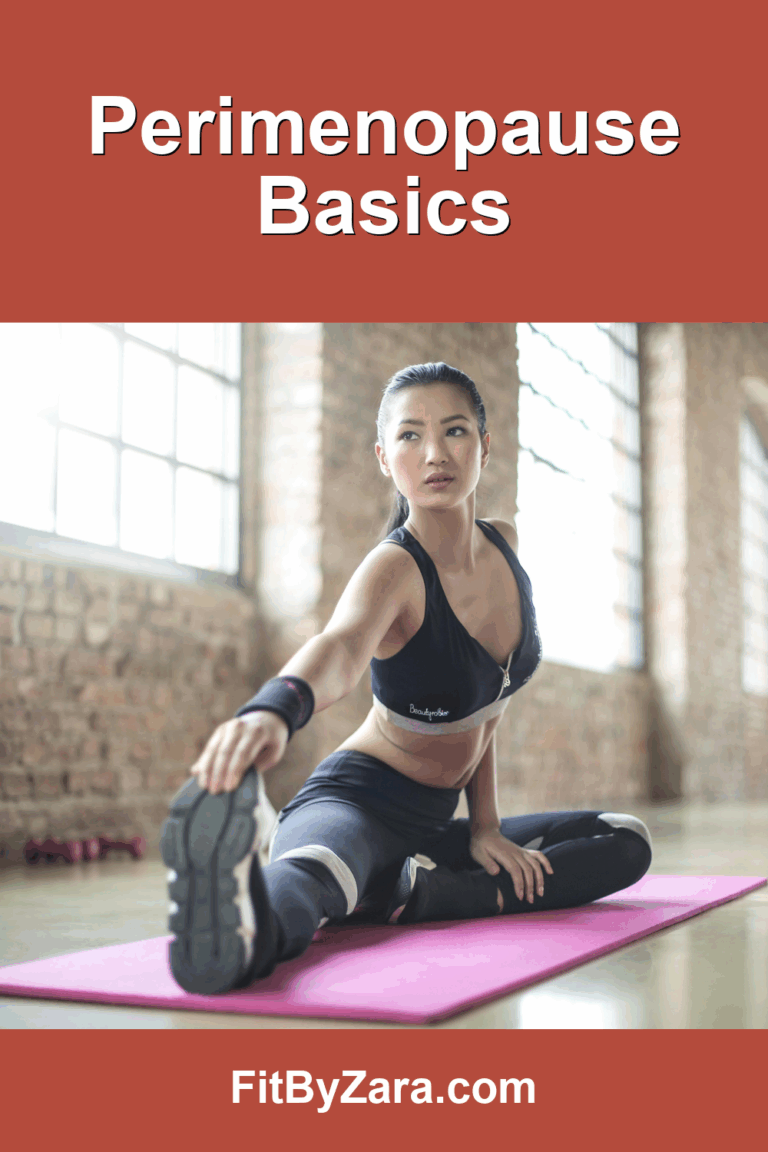 Perimenopause Basics – Pinterest cover