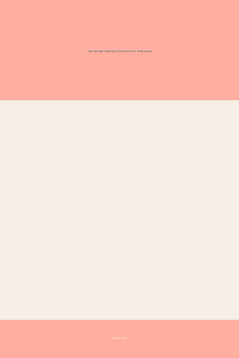 Q&A: Strength Training for Women Over 30 - What to Know – Pinterest cover