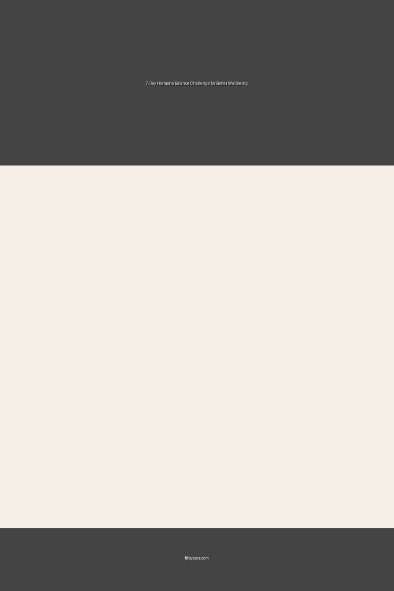 7-Day Hormone Balance Challenge for Better Wellbeing – Pinterest cover