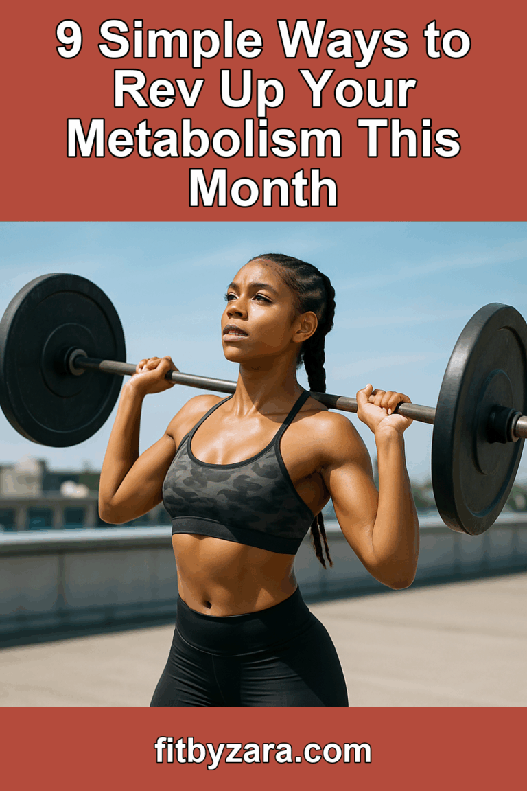 9 Simple Ways to Rev Up Your Metabolism This Month – Pinterest cover