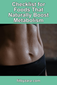 Checklist for Foods That Naturally Boost Metabolism – Pinterest cover