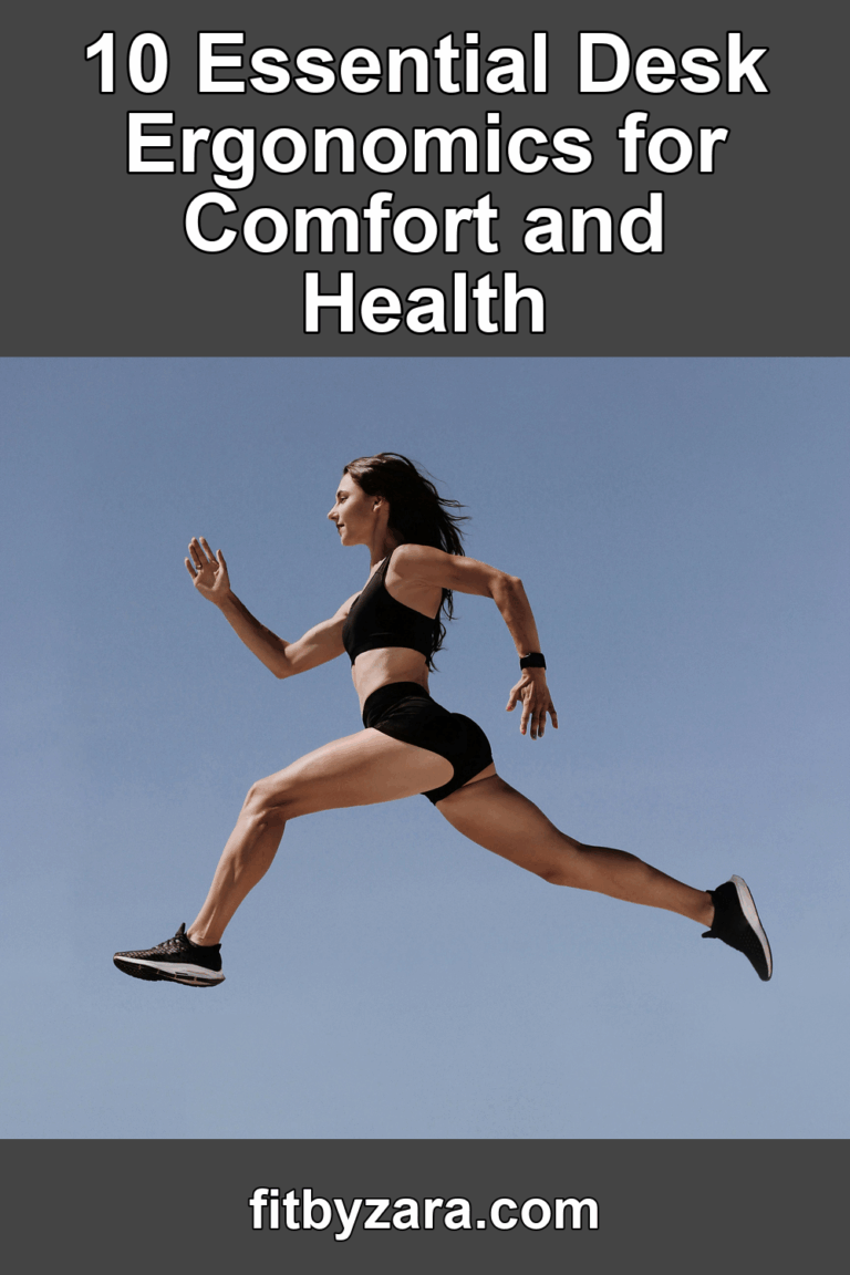 10 Essential Desk Ergonomics for Comfort and Health – Pinterest cover