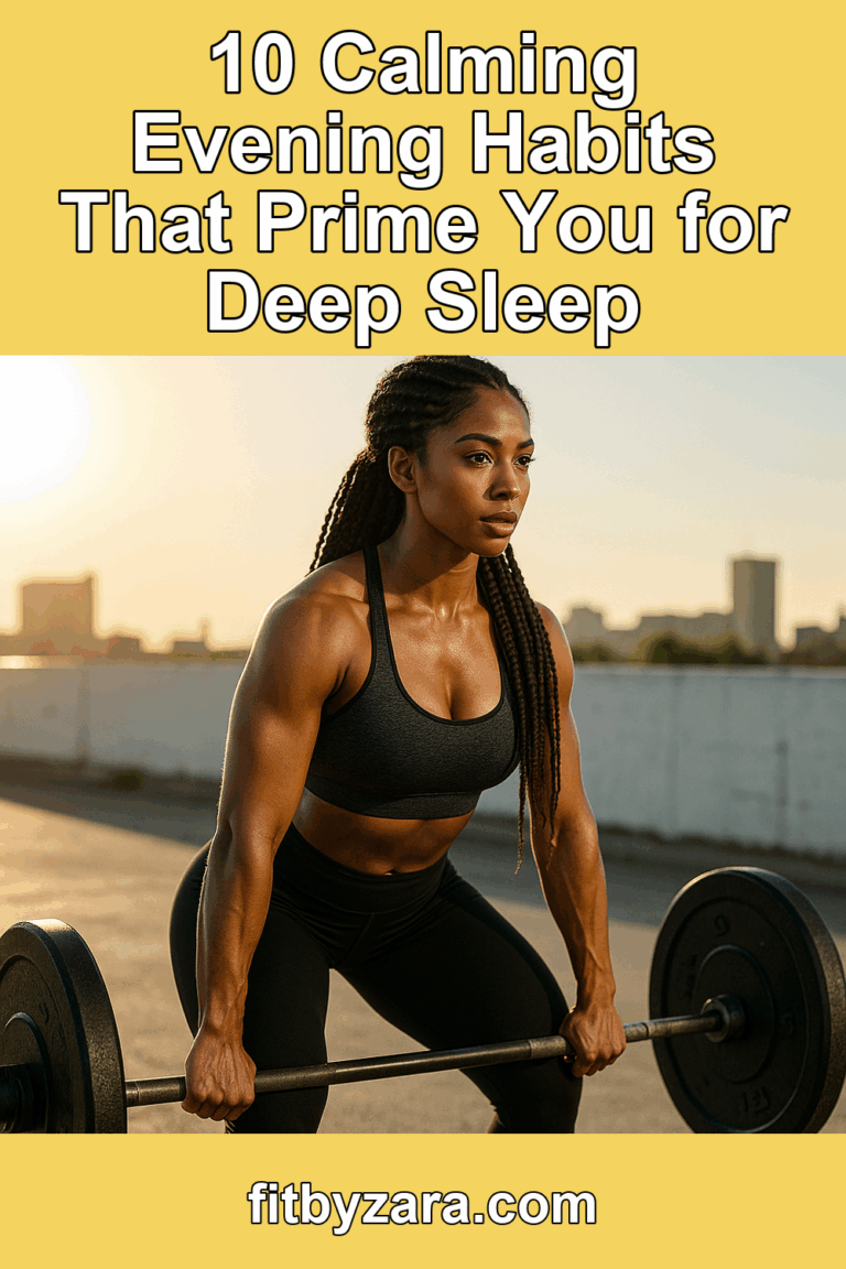 10 Calming Evening Habits That Prime You for Deep Sleep – Pinterest cover