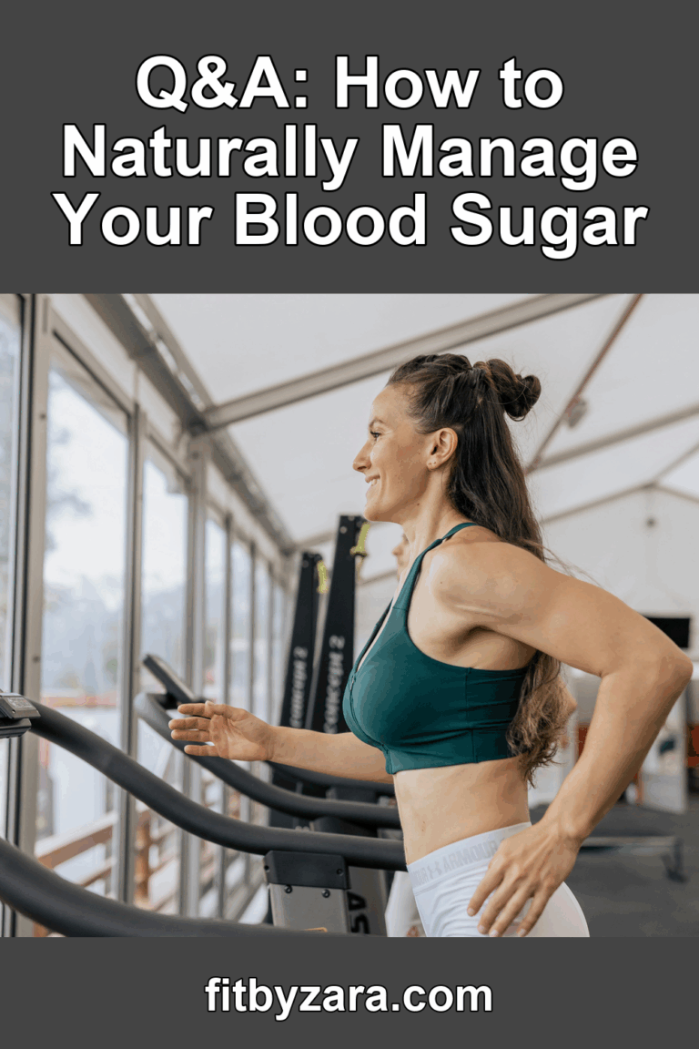 Q&A: How to Naturally Manage Your Blood Sugar – Pinterest cover