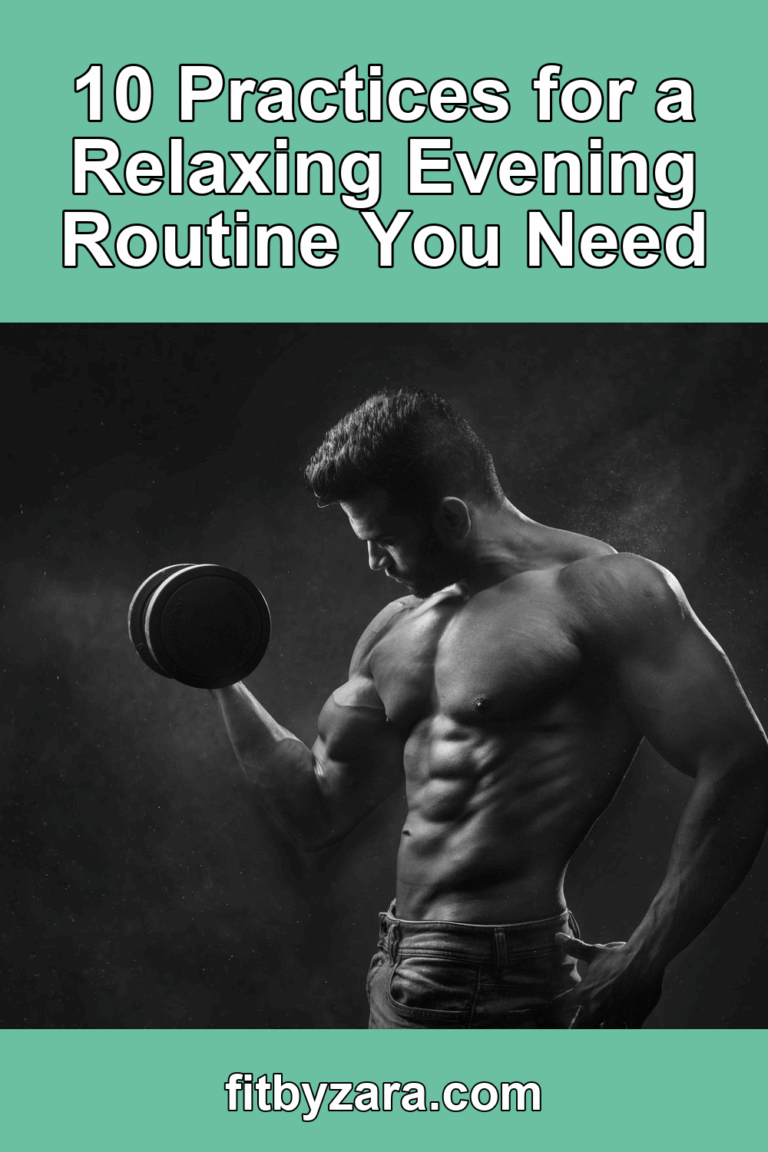 10 Practices for a Relaxing Evening Routine You Need – Pinterest cover
