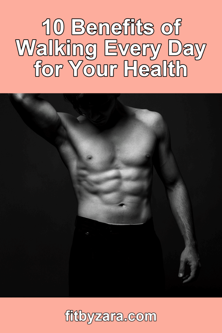 10 Benefits of Walking Every Day for Your Health – Pinterest cover