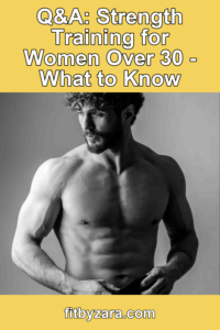 Q&A: Strength Training for Women Over 30 - What to Know – Pinterest cover