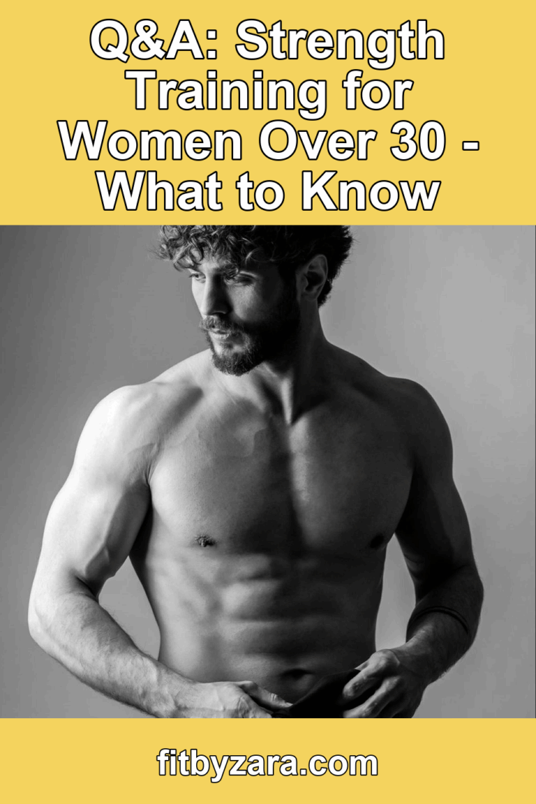 Q&A: Strength Training for Women Over 30 - What to Know – Pinterest cover