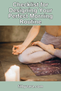Checklist for Designing Your Perfect Morning Routine – Pinterest cover