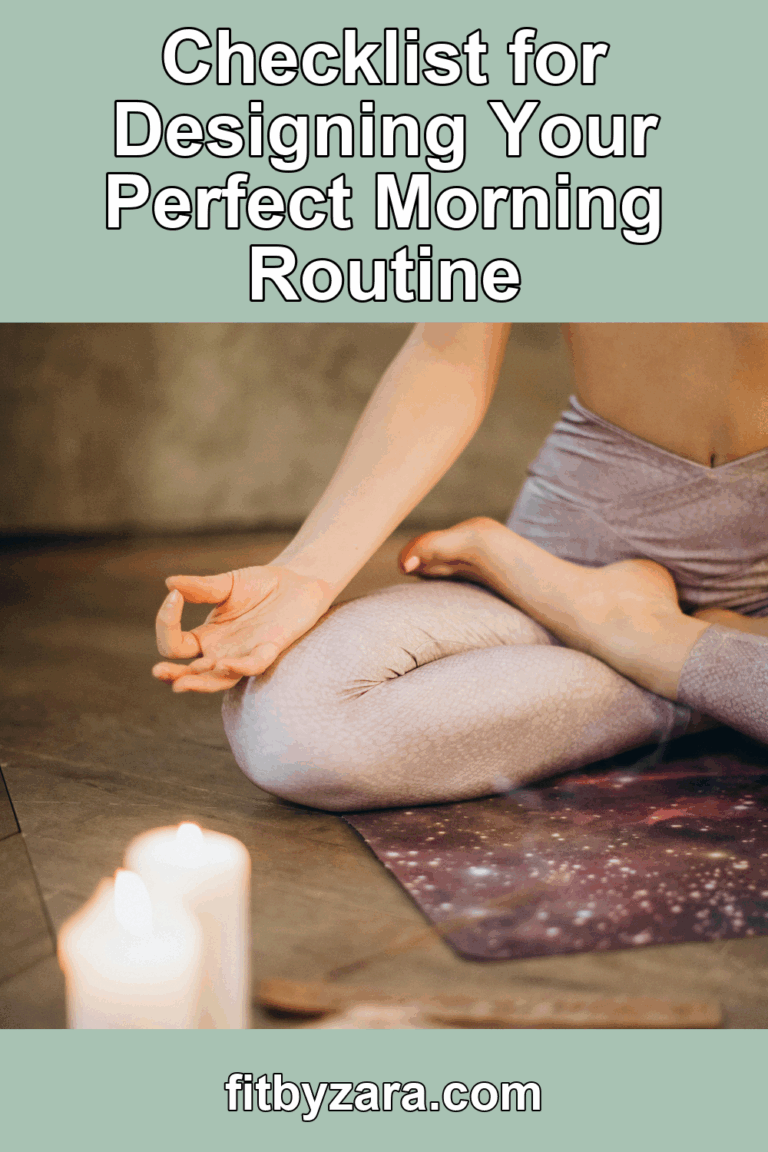 Checklist for Designing Your Perfect Morning Routine – Pinterest cover