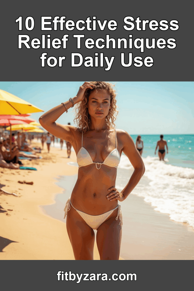 10 Effective Stress Relief Techniques for Daily Use – Pinterest cover