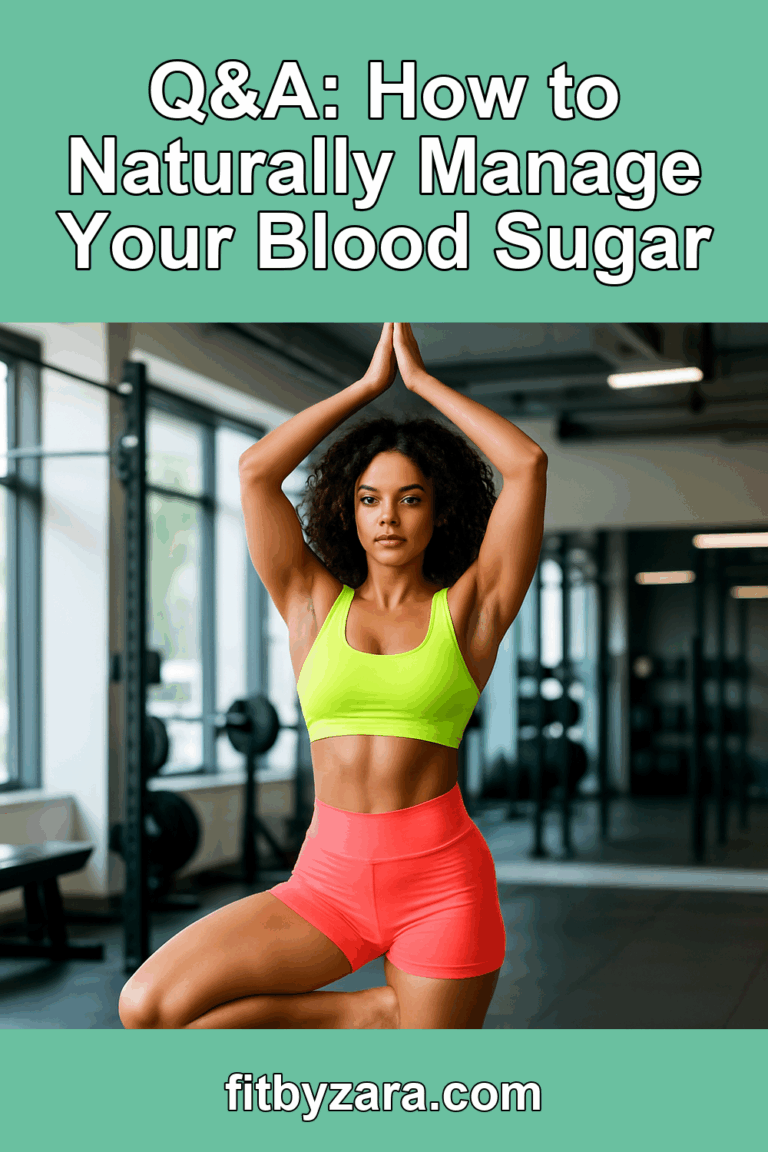 Q&A: How to Naturally Manage Your Blood Sugar – Pinterest cover