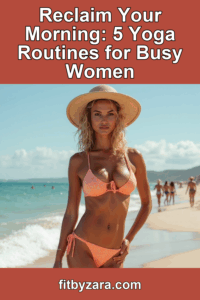 Reclaim Your Morning: 5 Yoga Routines for Busy Women – Pinterest cover