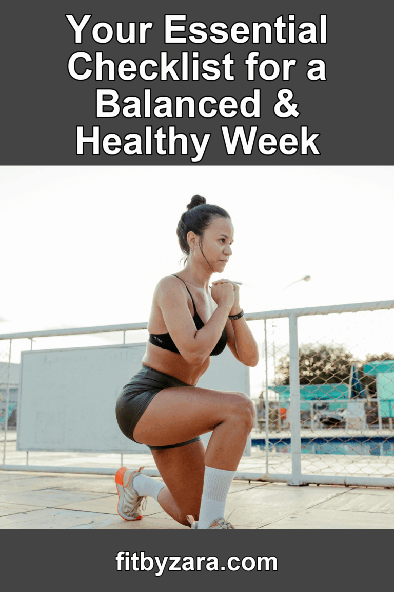 Your Essential Checklist for a Balanced & Healthy Week – Pinterest cover