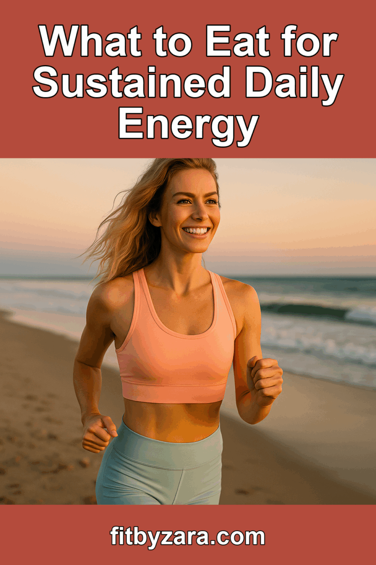 What to Eat for Sustained Daily Energy – Pinterest cover