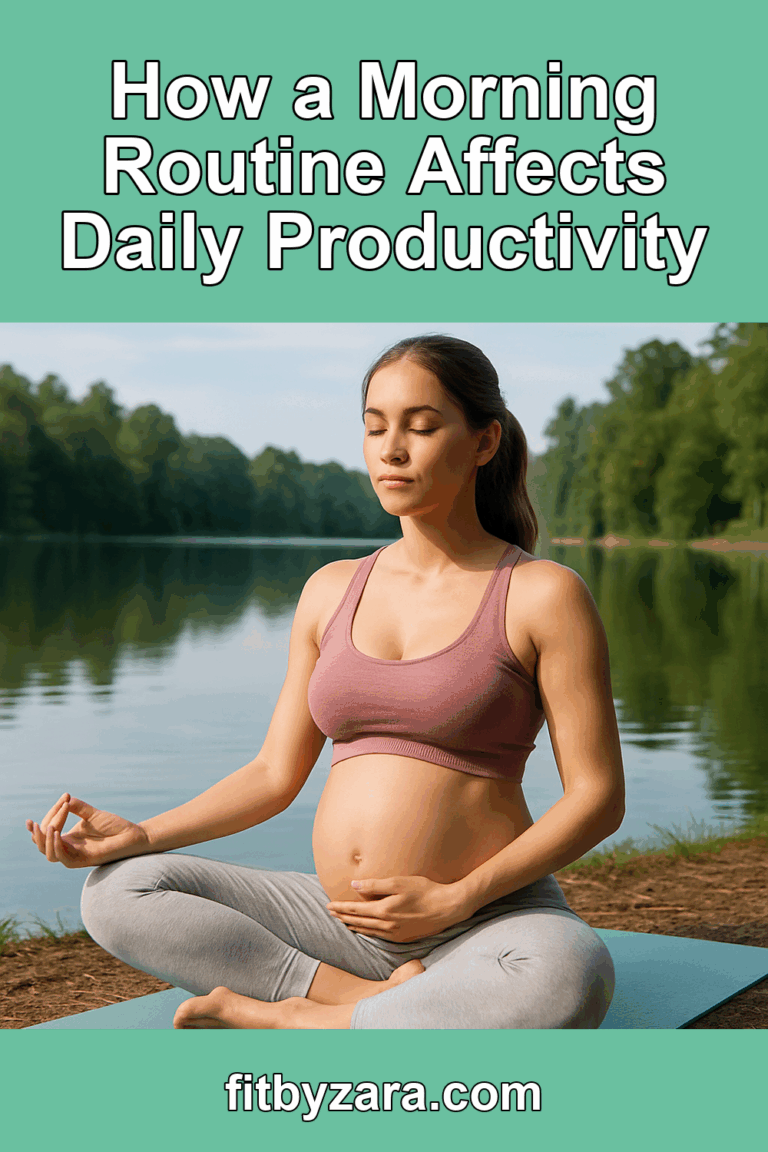 How a Morning Routine Affects Daily Productivity – Pinterest cover