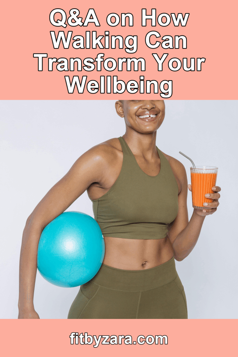 Q&A on How Walking Can Transform Your Wellbeing – Pinterest cover