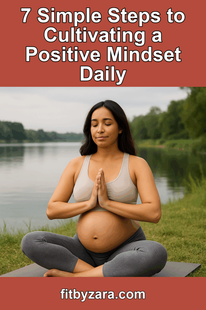 7 Simple Steps to Cultivating a Positive Mindset Daily – Pinterest cover