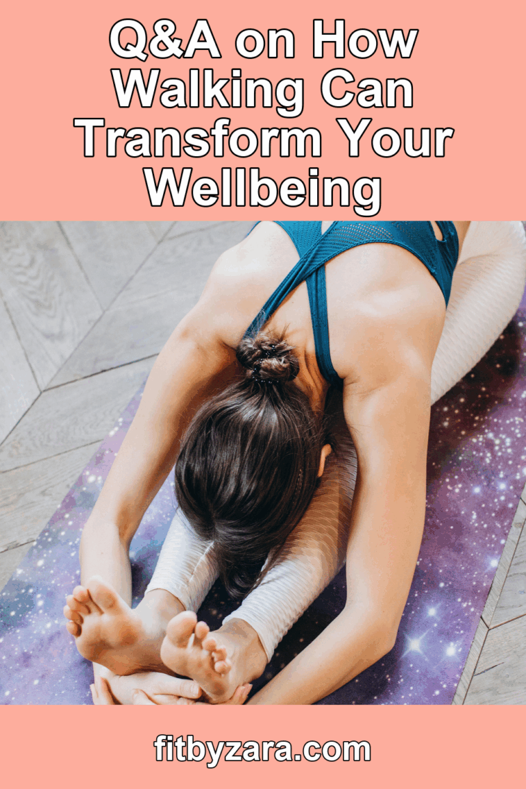 Q&A on How Walking Can Transform Your Wellbeing – Pinterest cover