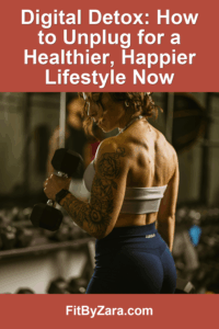 Digital Detox: How to Unplug for a Healthier, Happier Lifestyle Now – Pinterest cover