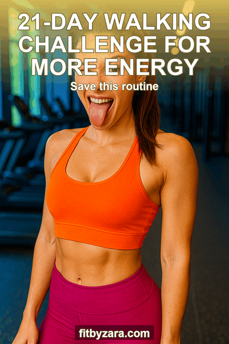 21-Day Walking Challenge for More Energy