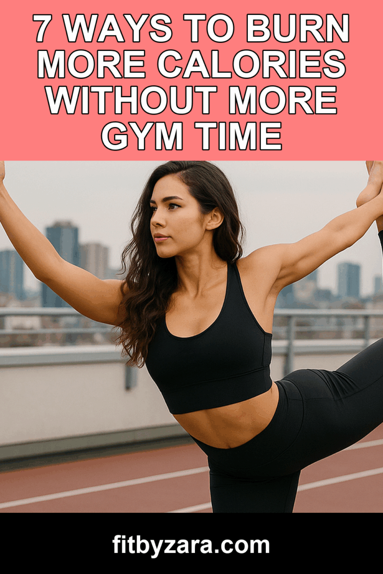 7 Ways to Burn More Calories Without More Gym Time