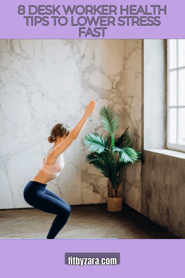 8 Desk Worker Health Tips To Lower Stress Fast