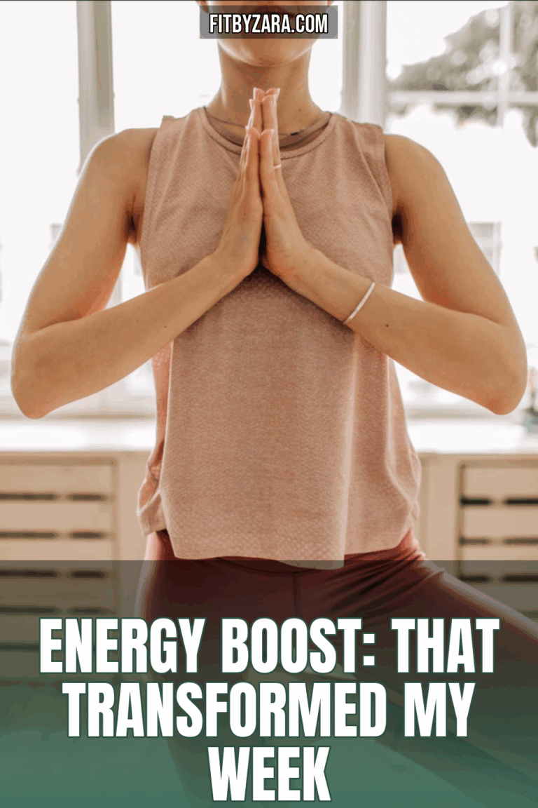 Energy Boost: That Transformed My Week