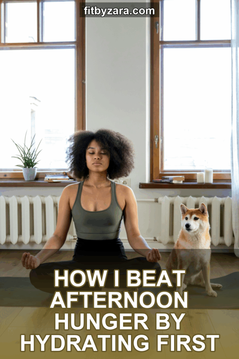 How I Beat Afternoon Hunger by Hydrating First