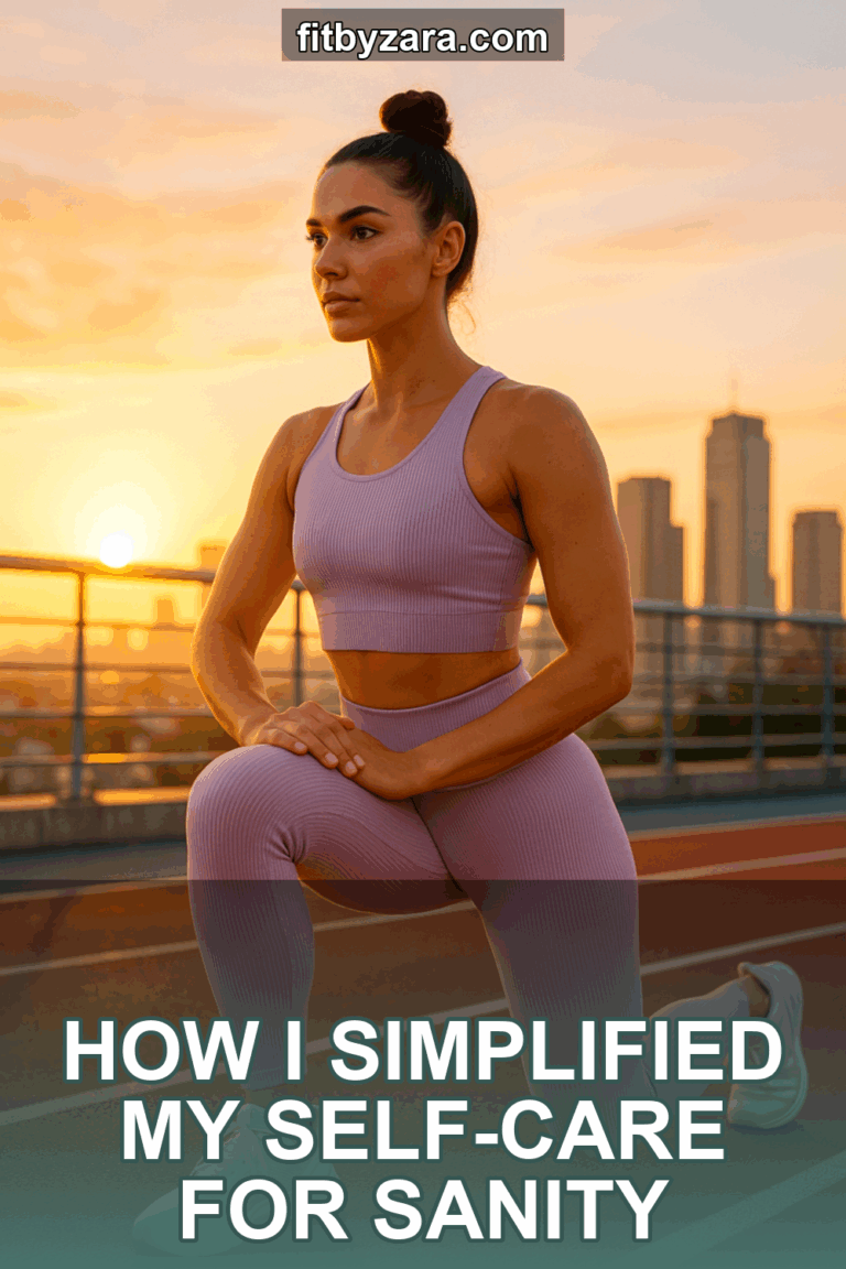 How I Simplified My Self-Care for Sanity