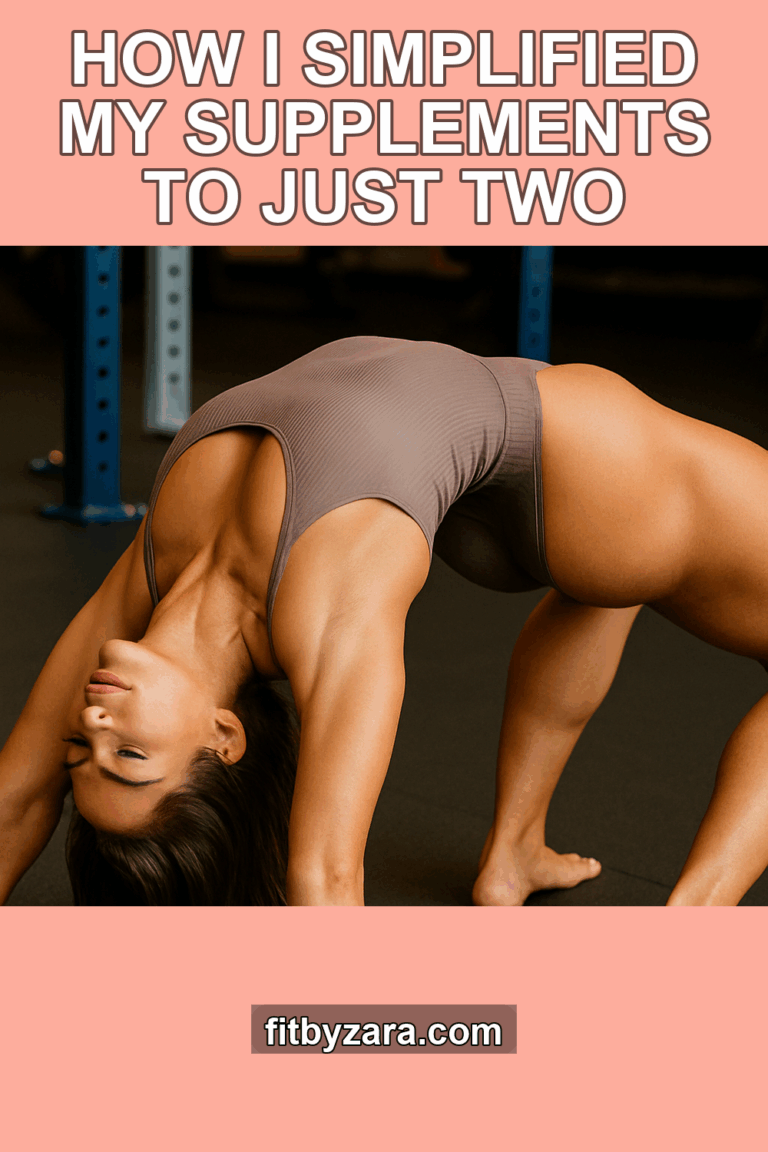 How I Simplified My Supplements to Just Two