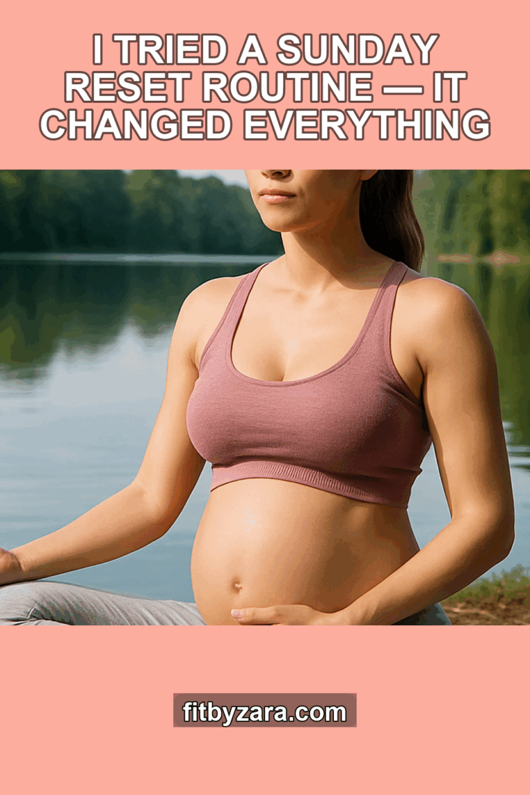 I Tried a Sunday Reset Routine — It Changed Everything