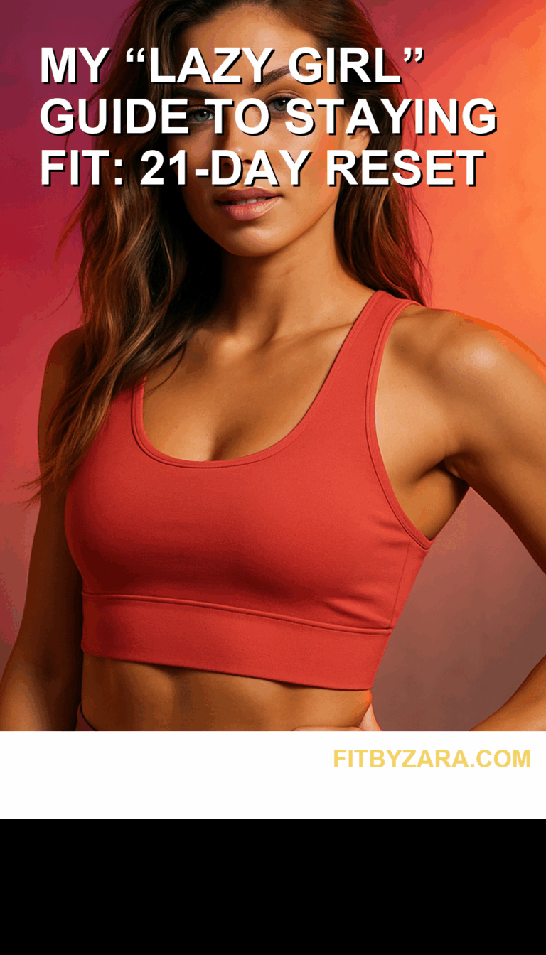 My “Lazy Girl” Guide to Staying Fit: 21-Day Reset