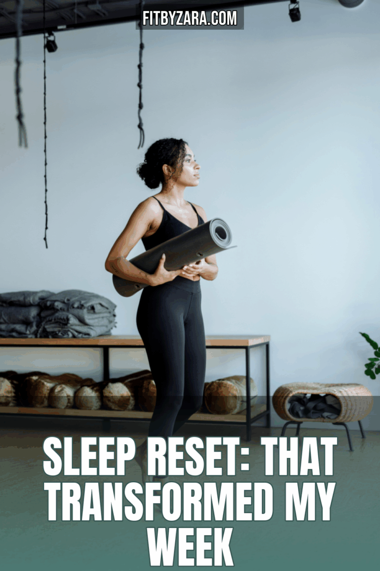 Sleep Reset: That Transformed My Week