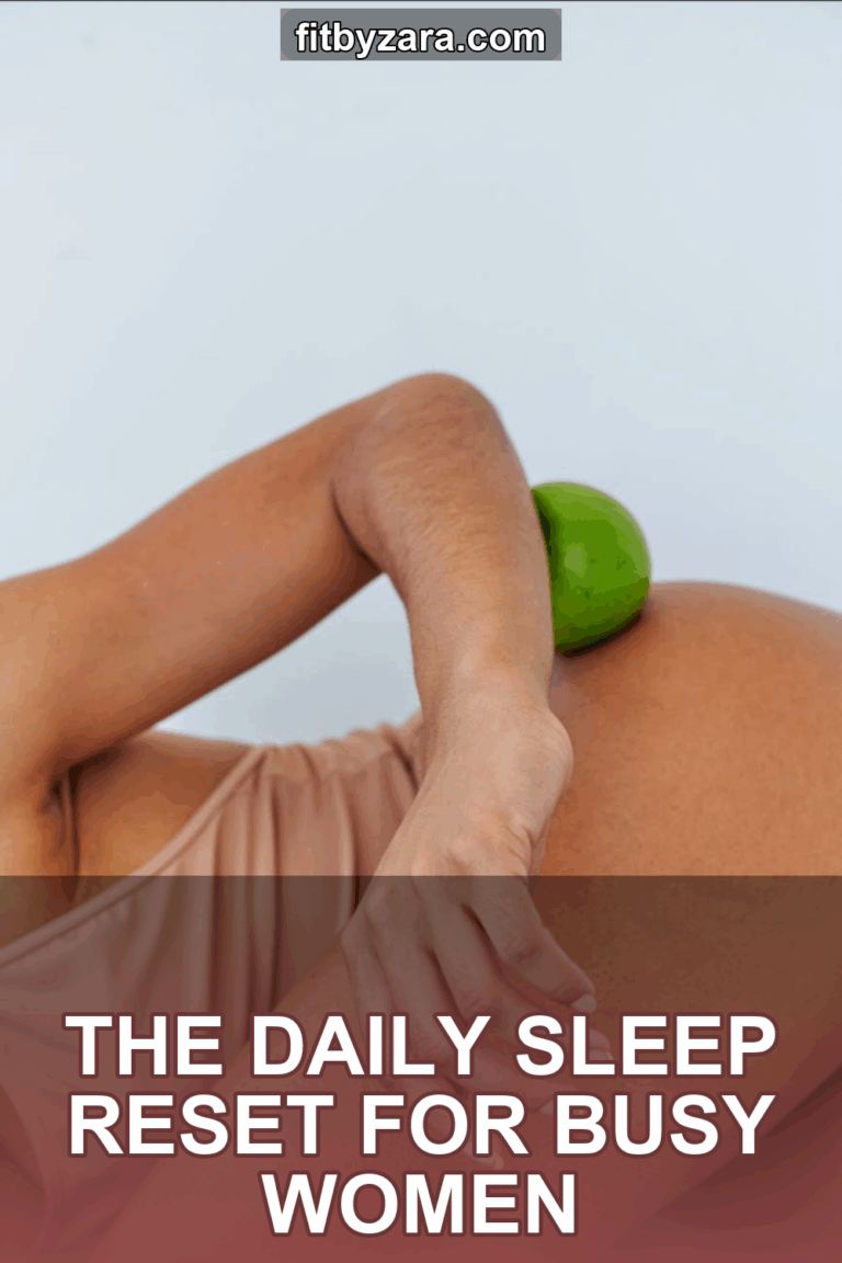 The Daily Sleep Reset For Busy Women
