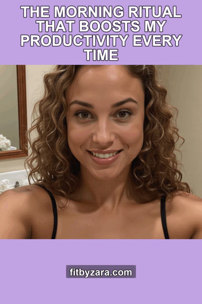 The Morning Ritual That Boosts My Productivity Every Time