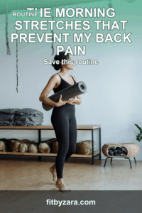 The Morning Stretches That Prevent My Back Pain