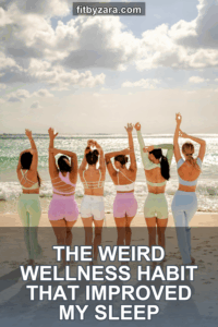The Weird Wellness Habit That Improved My Sleep