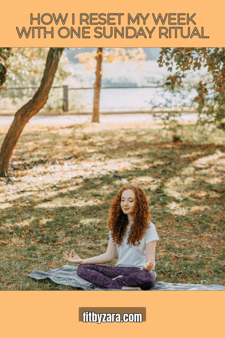 How I Reset My Week With One Sunday Ritual
