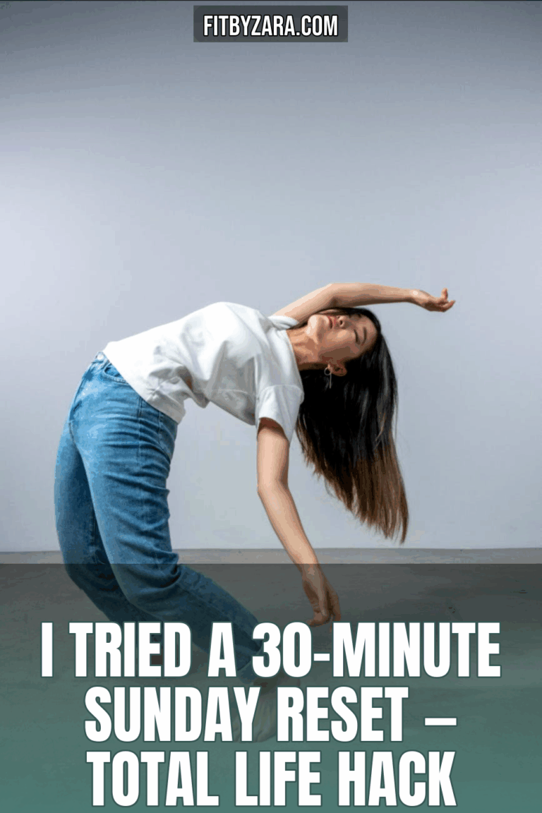 I Tried a 30-Minute Sunday Reset — Total Life Hack