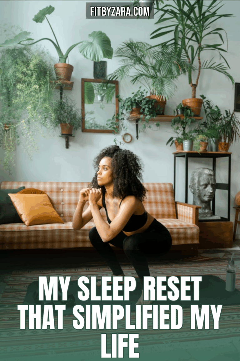 My Sleep Reset That Simplified My Life