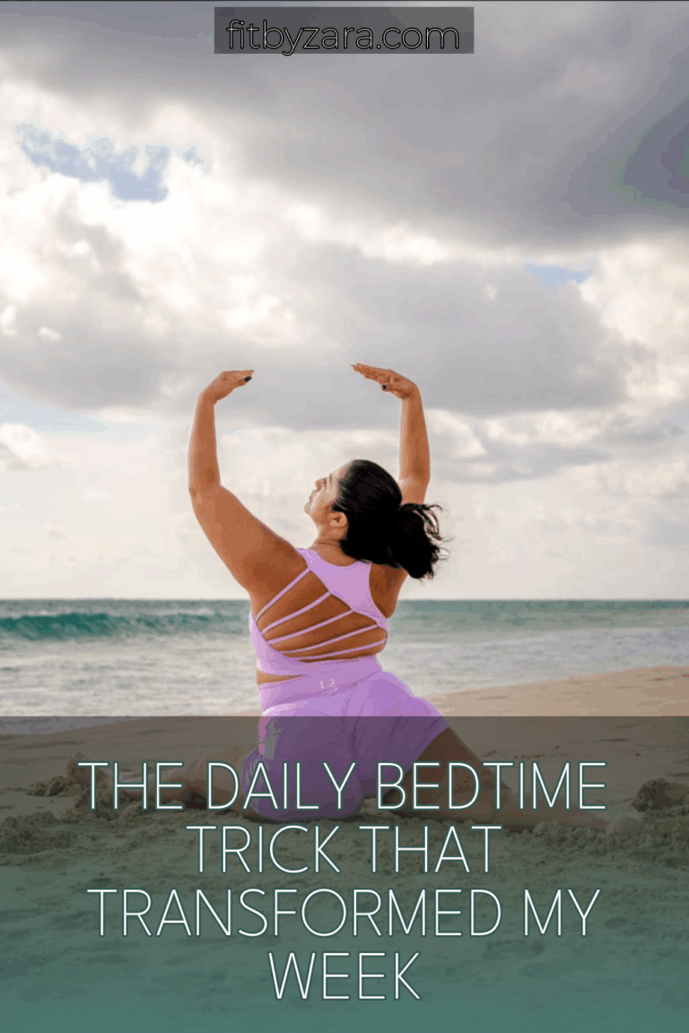 The Daily Bedtime Trick That Transformed My Week